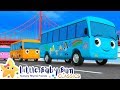 Ten Little Buses Song | Nursery Rhyme & Kids Song - ABCs and 123s | Learn with Little Baby Bum