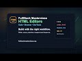 HTML Editors - Code, Browser and DevTools Workflow