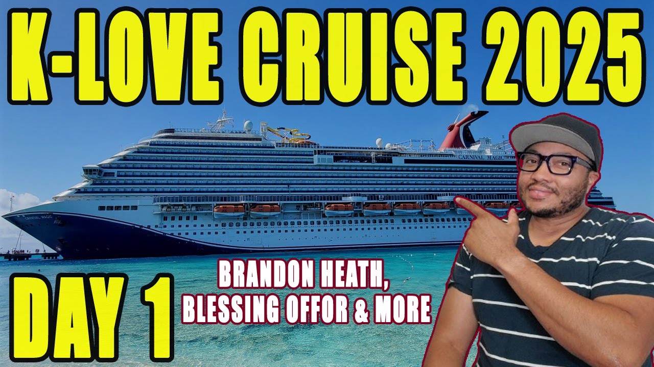 K-Love Cruise 2025 - Day 1, Blessing Offor, Brandon Heath #