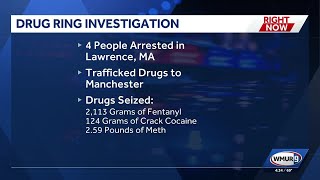 4 arrested in Lawrence drug-trafficking investigation tied to Manchester, police say