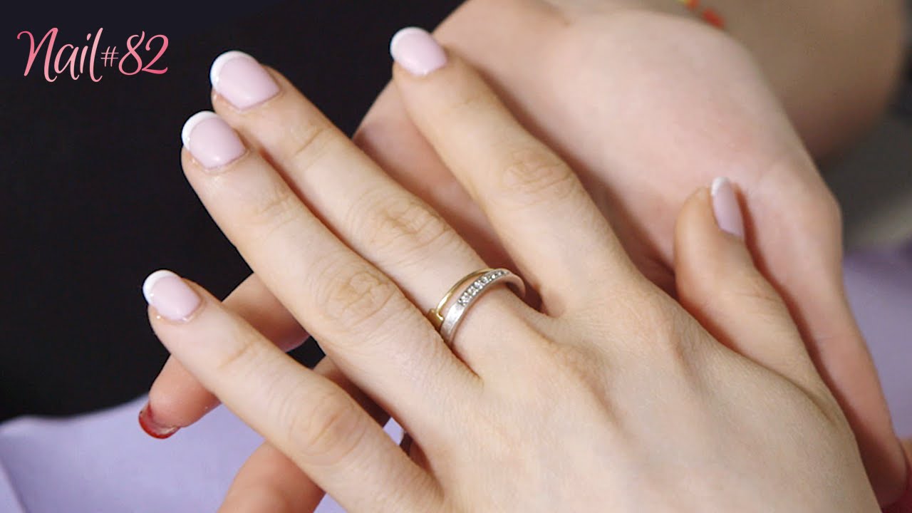 French lucida su unghia opaca, per una nail art da favola!