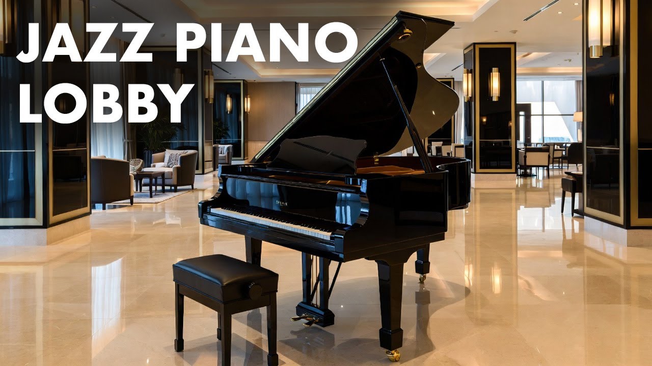 Piano Jazz for a Luxury Lounge ☕ | Smooth Hotel Lobby Ambience (2 Hours ...