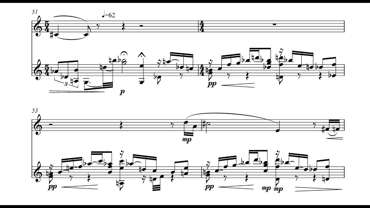 L.A. Logrande - Indelible Imprint for Alto Saxophone and Guitar (2011) [Score-Video]