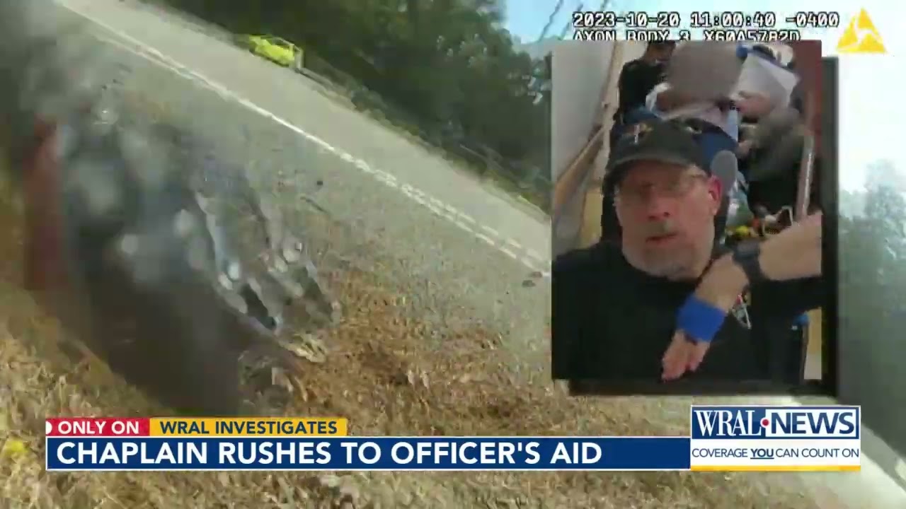 Body camera video reveals how chaplain's jiu jitsu training may have saved officer's life