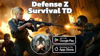 Defense Z: Survival TD Gameplay Android IOS - Official Released. screenshot 4