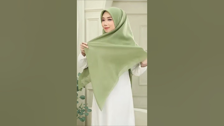 Tutorial Memakai Hijab Segiempat Menutup Dada Untuk Lebaran 2022