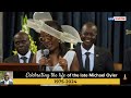 Dinah kituyi oyier wows mourners with strong emotional  tribute to husband michael oyier