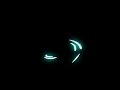 Energy Element Neon Motion Swoosh Cyan Attack Trail