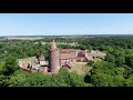 4K Höhenburg Burg Stargard Juni 2020 Neubrandeburg Drohne Mavic 2 Zoom Flugplan