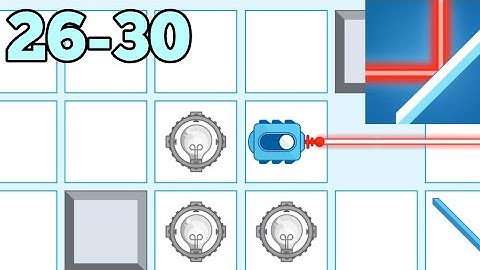 Laser Puzzle - Logic Game Level 26 27 28 29 30 3-Star Android Walkthrough
