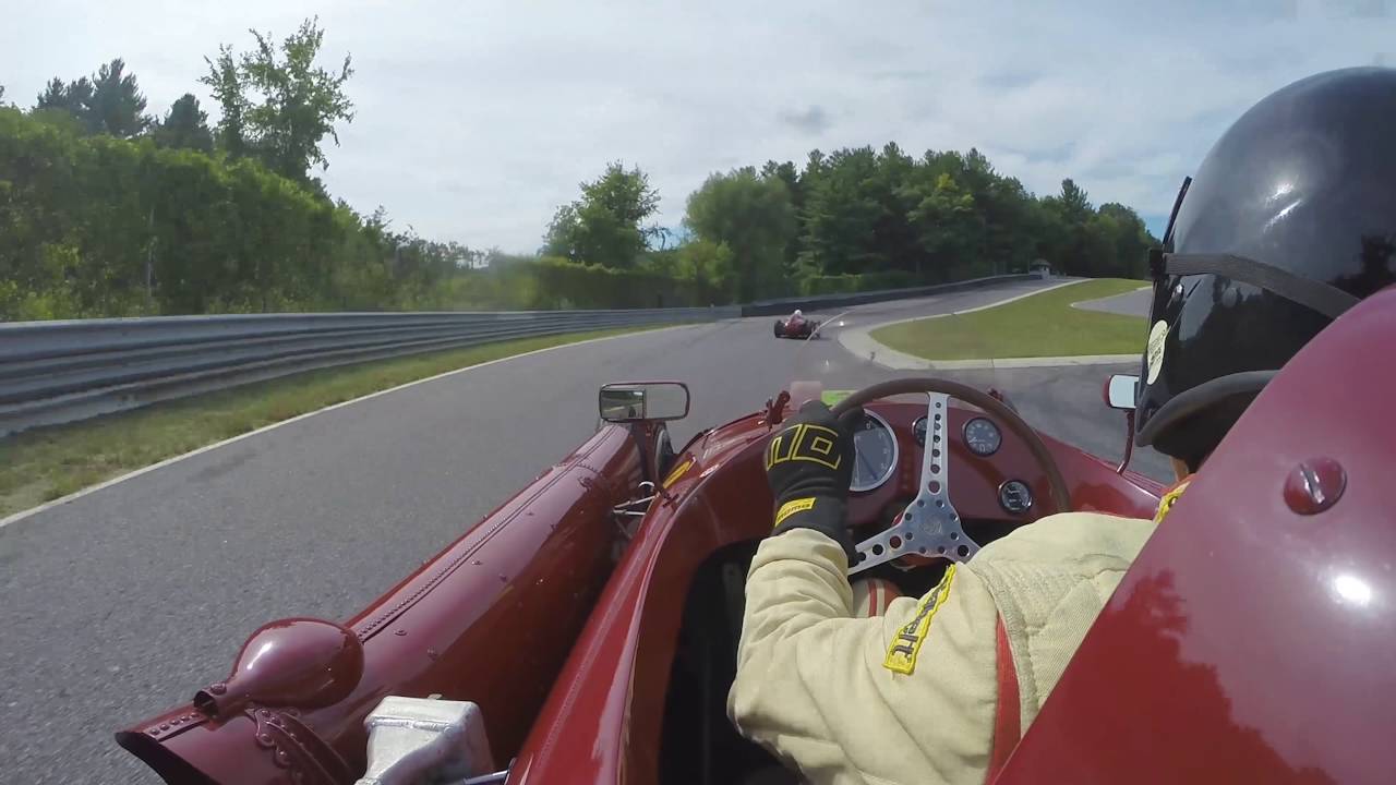 Two 1955 Lancia D50's on the track!