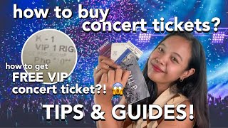 how to buy concert tickets (online & offline) philippines | how to get FREE concert tickets! by Riri Dris 37,164 views 1 year ago 14 minutes, 29 seconds