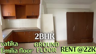 2bhk Ground Floor Rent Vatika Emilia Floor Sector 82 || Gurgaon || team Realty Guruji || 9818646102