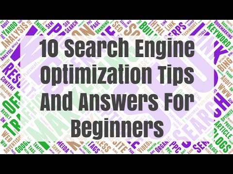 10 Search Engine Optimization Tips And Answers For Beginners - YouTube