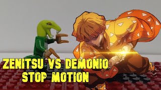 Zenitsu VS Demonio (Demon Slayer Stop Motion)