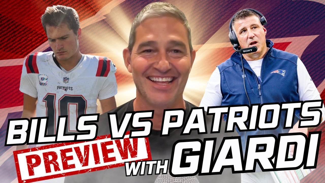 What They're Saying in Foxborough: Bills vs Patriots PREVIEW- PANIC Meter for Drake Maye & Vrabel