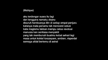 Malique   Pejamkan Mata feat  Dayang Nurfaizah Official Lyric Video