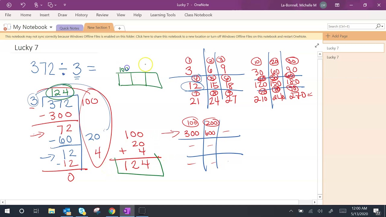 Lucky 7 Division Method Examples - YouTube