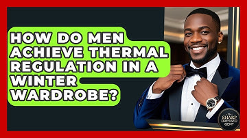 How Do Men Achieve Thermal Regulation In A Winter Wardrobe? - The Sharp Dressed Gent