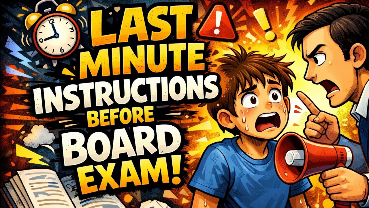 Maths Board Exam 2026: Last Minute Instructions You CANNOT Miss! 🚨😱 