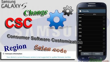How to Change Sales code [CSC] for Samsung Galaxy S4