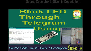 Blink LED Through Telegram using ESP32