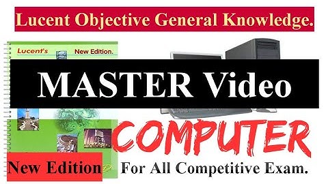 🔴Computer Master Video Lucent Objective Question in hindi. Complete Book New Edition. 2020