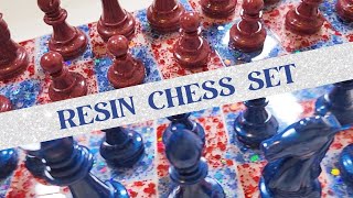 Creating A Resin Chess Set Using Mixed Media Girl Artist Resin