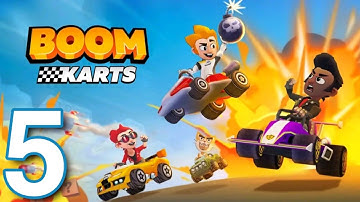 Boom Karts Gameplay Walkthrough Part 5 (Android/iOS) - Multiplayer Kart Racing