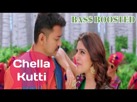 Chella Kutti Song | BASS BOOSTED | ThalapathyVijay | G.V.Prakash Kumar