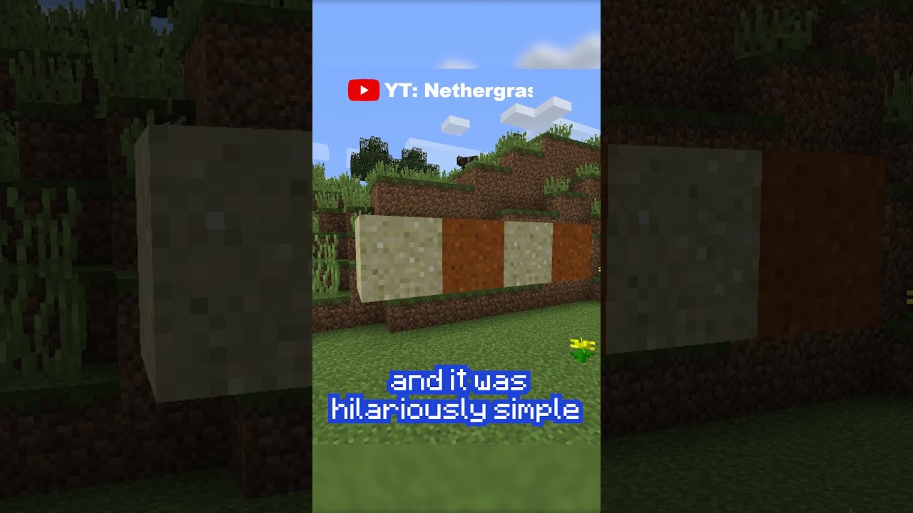 Minecraft's EASY Floating Sand Trick! 