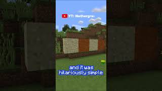 Minecraft's EASY Floating Sand Trick! #Shorts