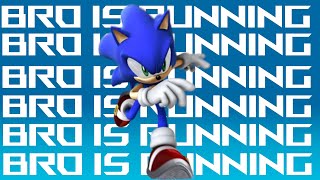 The many running animations of Sonic the Hedgehog