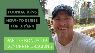 PART 7: How to STOP concrete cracking BEFORE it starts / For DIY'ers