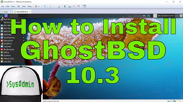 How to Install GhostBSD 10.3 Xfce + VMware Tools on VMware Workstation/Player Easy Tutorial [HD]