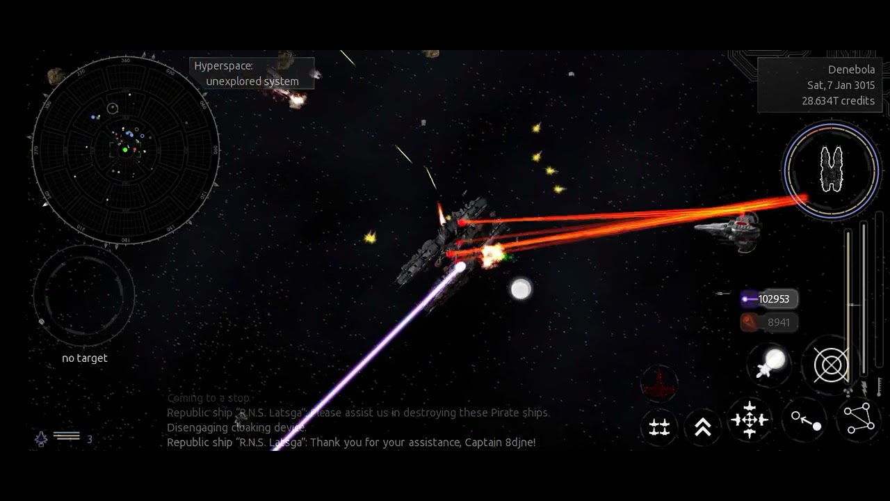 Endless Sky " Gegno Ship" with cloak