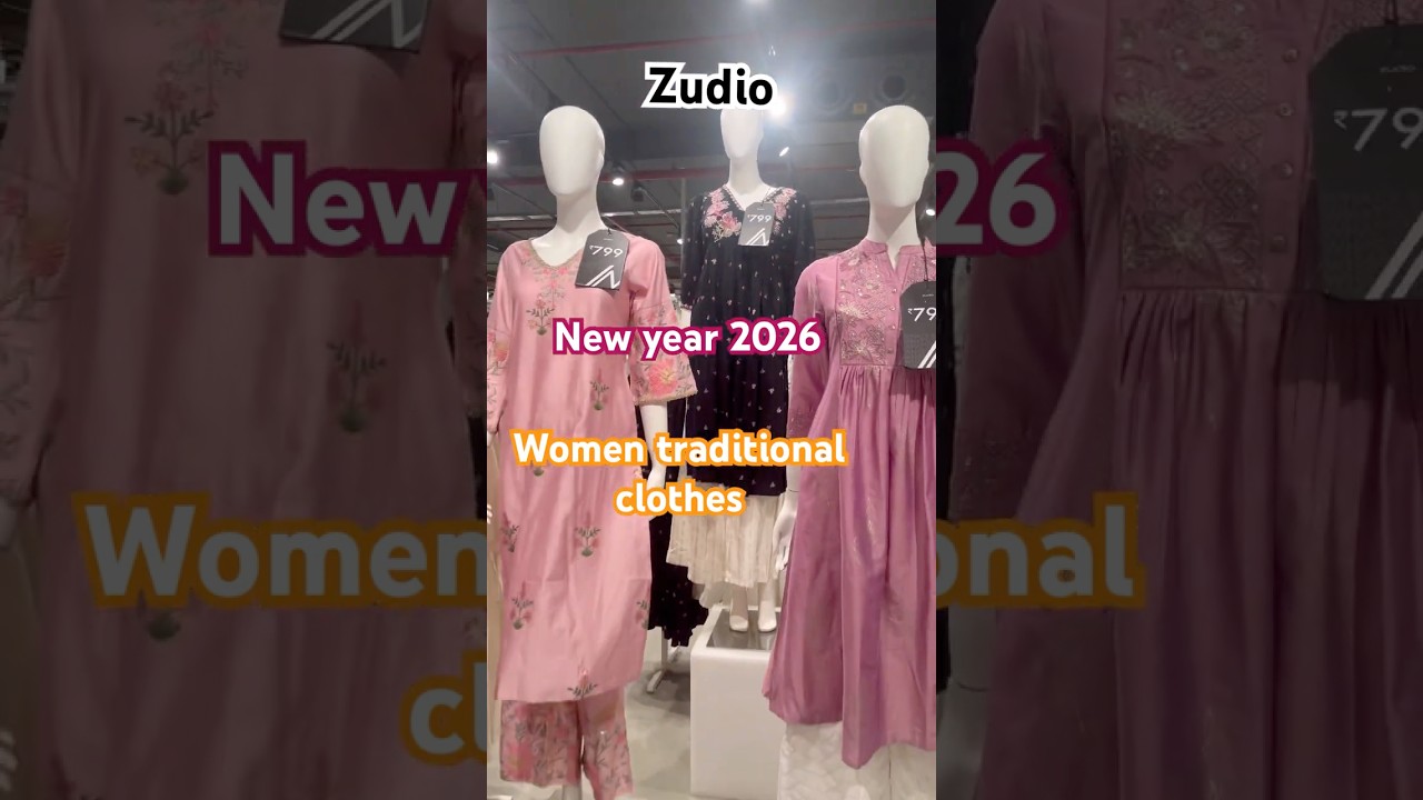 New year traditional women clothes from Zudio….
