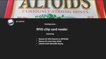 Coming Soon: RFID reader with Wemos D1 mini and OLED Display