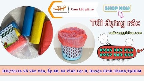 Bỏ sỉ túi đựng rác chất lượng rẻ | Túi rác 3 màu