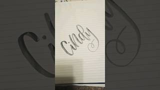 C is for Cindy  handlettering satisfying