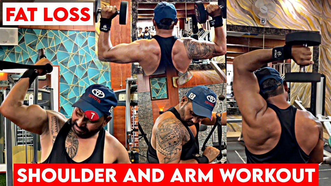 SHOULDERS & ARMS Workout For Fat Loss | Fat Loss Program | Cutting ...