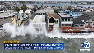 Long Beach races to shore up peninsula ahead of rain, king tides