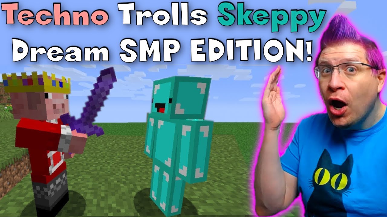 Dream SMP But I Troll Skeppy [Reaction] - Technoblade's Turbo-troll...
