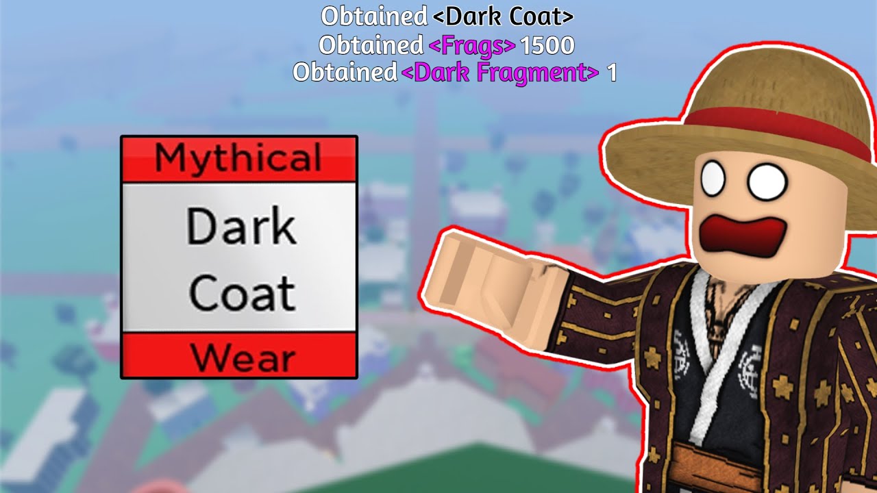 HOW TO GET MYTHICAL DARK COAT BLOX FRUITS in 2023
