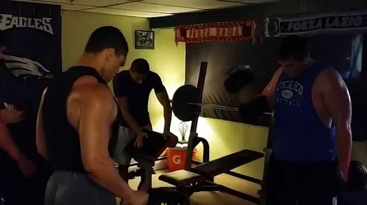 Dj Fabiani Cocalico, Home with teammates workout p...