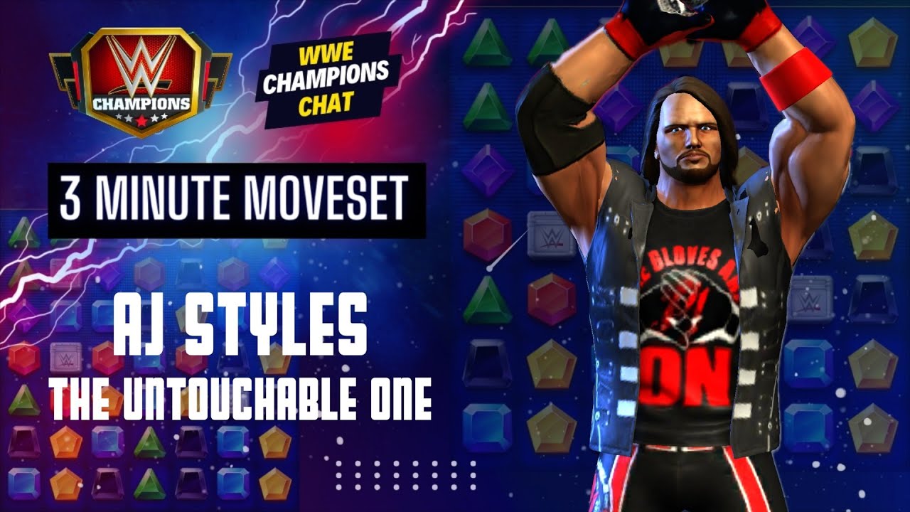 AJ Styles "The Untouchable One" | 3 Minute Movesets | WWE Champions #