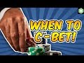 When and How Much to Continuation Bet - Now You Know How The Best Poker Players Do It!