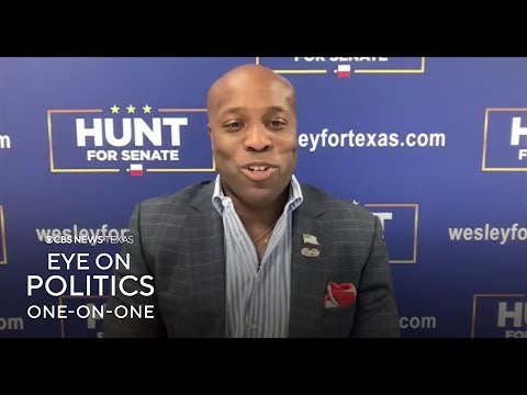 Republican candidate for U.S. Senate, Wesley Hunt, discusses his campaign against Cornyn and Paxton
