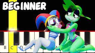 lilypad pomni x ribbit theme song tadc fast slow easy piano