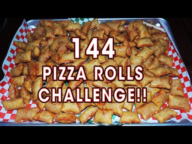 144 TOTINO'S PIZZA ROLLS CHALLENGE!! class=